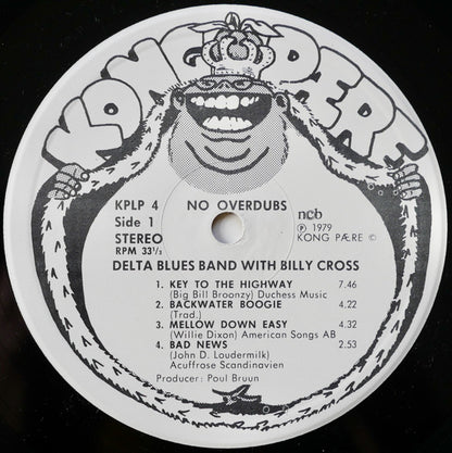 Delta Blues Band With Billy Cross (2) : No Overdubs (LP, Album)