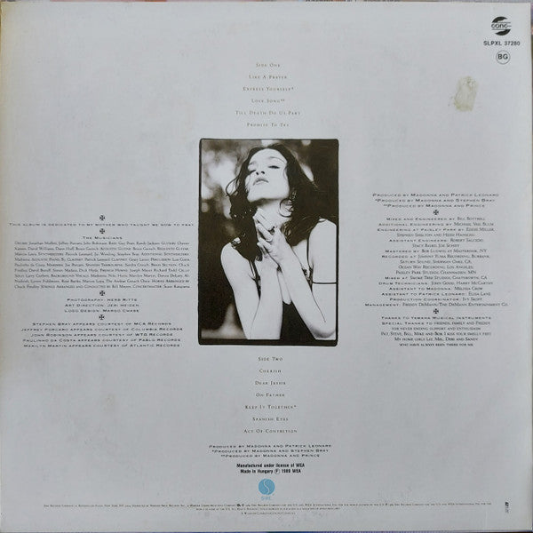 Madonna : Like A Prayer (LP, Album)