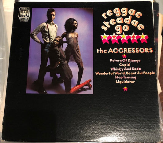 The Aggressors : Reggae Steadae Go (LP, Album)