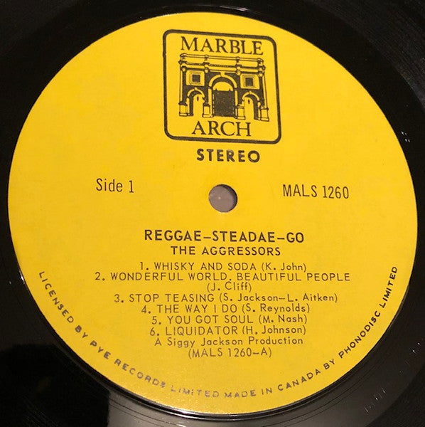 The Aggressors : Reggae Steadae Go (LP, Album)