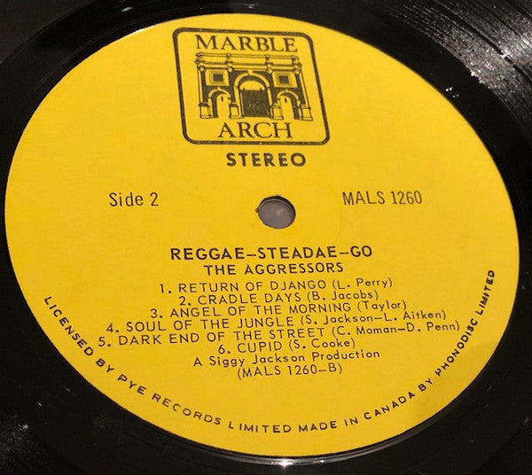 The Aggressors : Reggae Steadae Go (LP, Album)