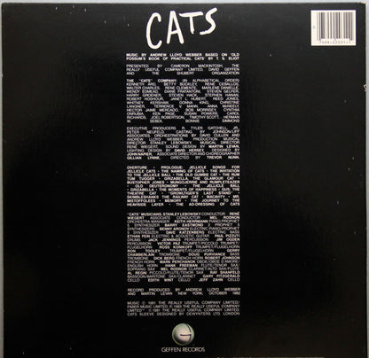 Andrew Lloyd Webber : Cats (Complete Original Broadway Cast Recording) (2xLP, Album, Spe)