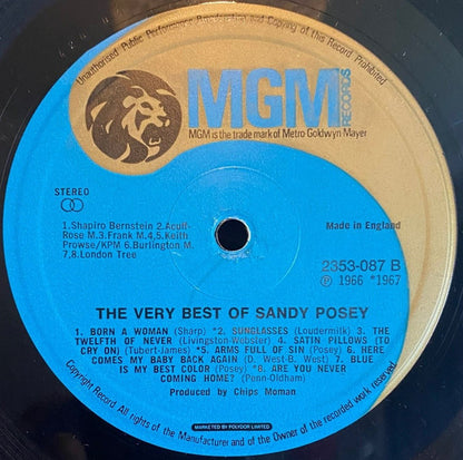Sandy Posey : The Very Best Of Sandy Posey (LP, Comp)