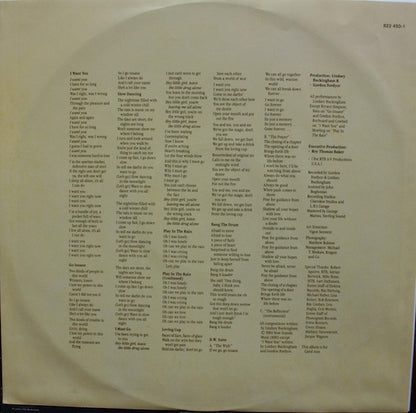 Lindsey Buckingham : Go Insane (LP, Album)