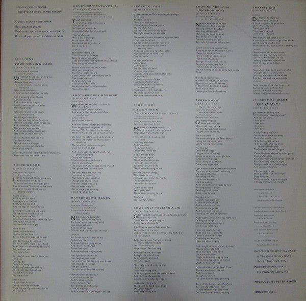 James Taylor (2) : JT (LP, Album, RE, Gat)