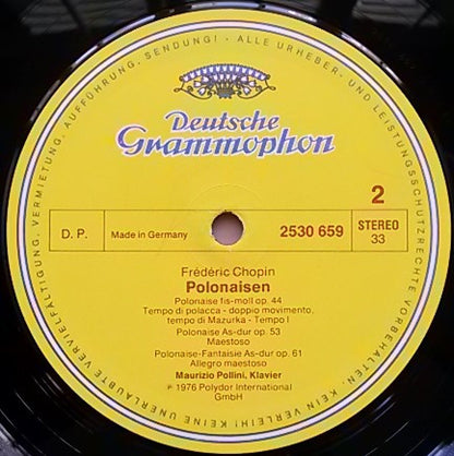 Frédéric Chopin - Maurizio Pollini : Polonaises (LP, RP)