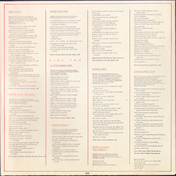 Olivia* : Totally Hot (LP, Album)