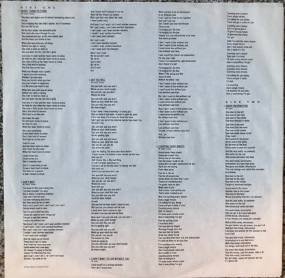 Foreigner : Inside Information (LP, Album, Club, SP;)