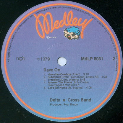 Delta • Cross Band* : Rave On (LP, Album)