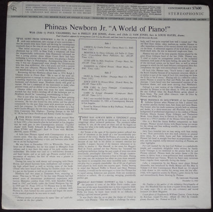 Phineas Newborn Jr. : A World Of Piano ! (LP, Album)