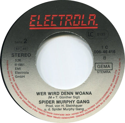 Spider Murphy Gang : Schickeria (7", Single)