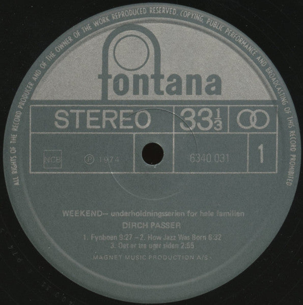 Dirch Passer : Dirch Passer (LP, Comp)