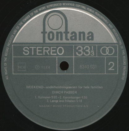 Dirch Passer : Dirch Passer (LP, Comp)