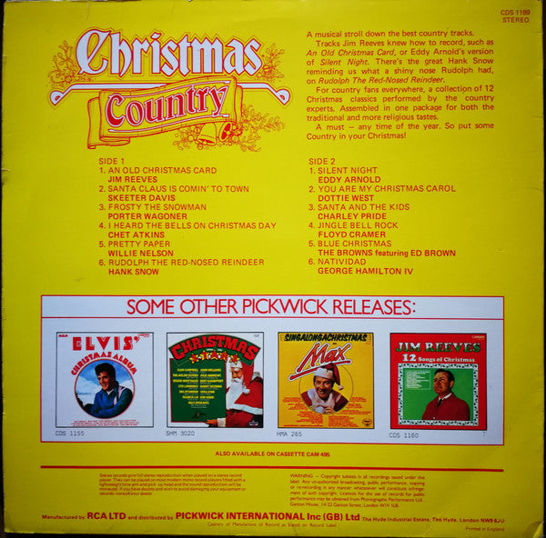 Various : Christmas Country (LP, Comp)
