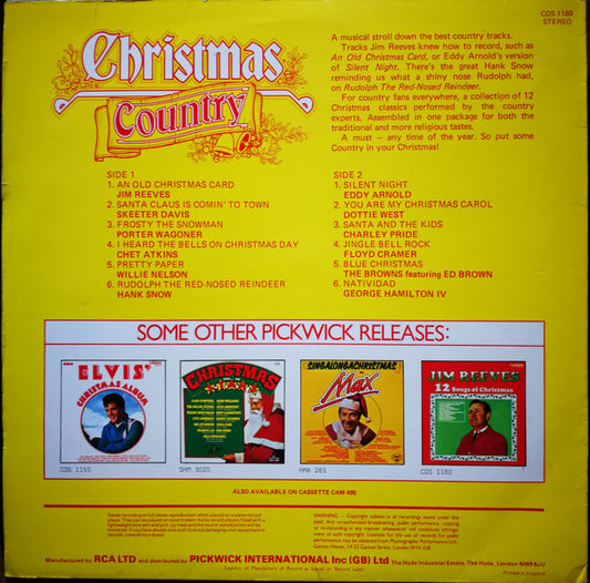 Various : Christmas Country (LP, Comp)