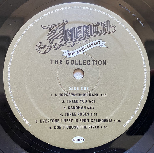 America (2) : 50th Anniversary (The Collection) (2xLP, Comp)