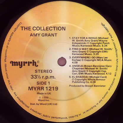 Amy Grant : The Collection (LP, Comp)
