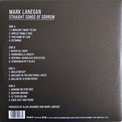 Mark Lanegan : Straight Songs Of Sorrow (2xLP, Album, 180)