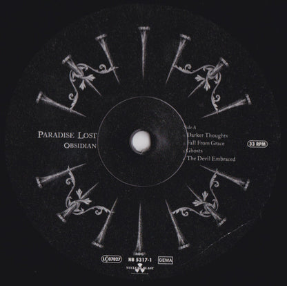 Paradise Lost : Obsidian (LP, Album)