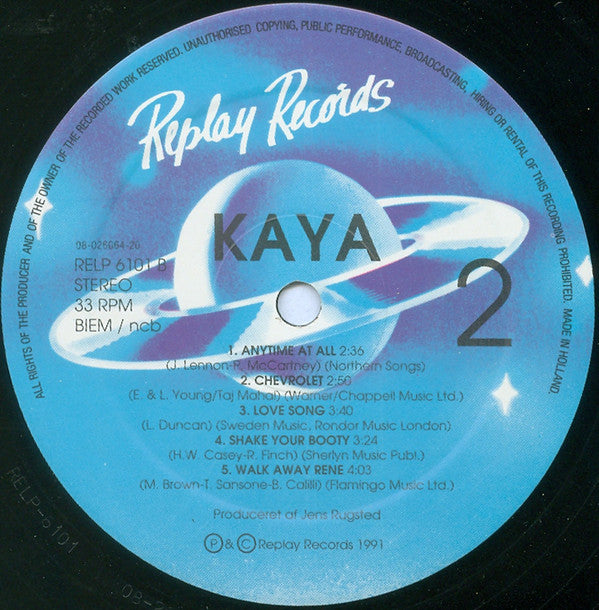 Kaya* : Kaya (LP, Album)