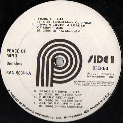 Bee Gees : Peace Of Mind (LP, Comp)