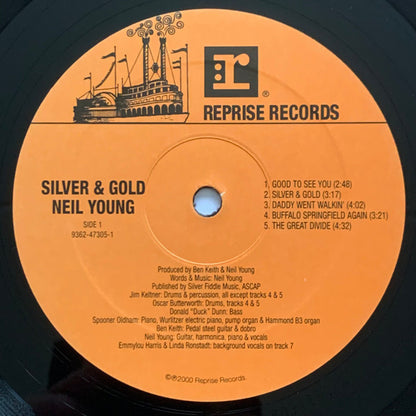 Neil Young : Silver & Gold (LP, Album, RE)