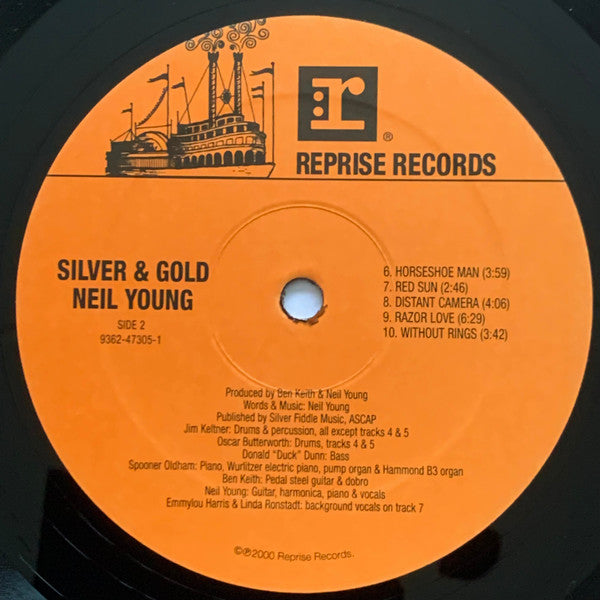 Neil Young : Silver & Gold (LP, Album, RE)