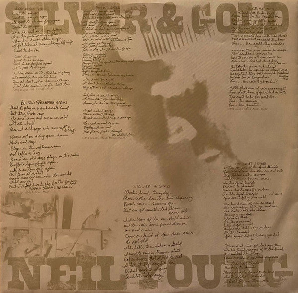 Neil Young : Silver & Gold (LP, Album, RE)