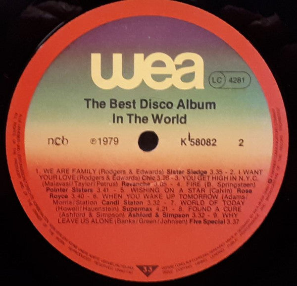 Various : The Best Disco Album In The World (LP, Comp)
