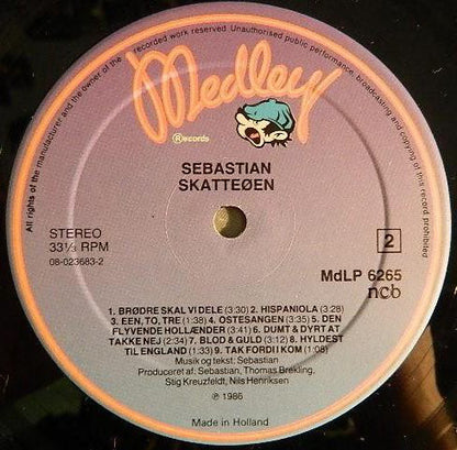 Sebastian (5) : Sebastian's Skatteøen (LP, Album)