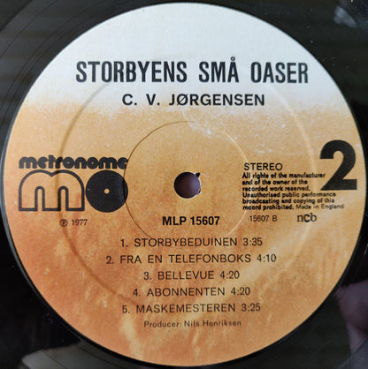 C. V. Jørgensen : Storbyens Små Oaser (LP, Album)