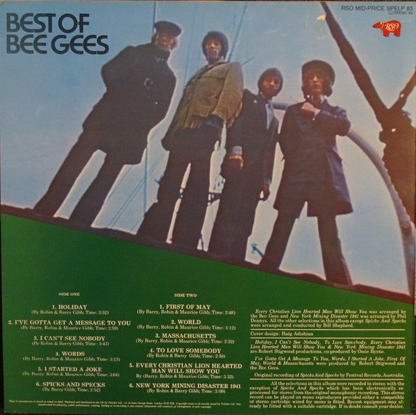 Bee Gees : Best Of Bee Gees (LP, Comp)
