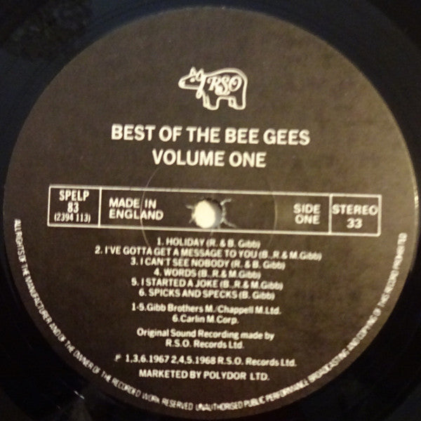 Bee Gees : Best Of Bee Gees (LP, Comp)