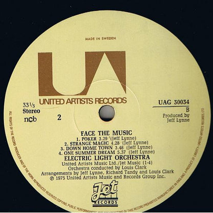 Electric Light Orchestra : Face The Music (LP, Album)
