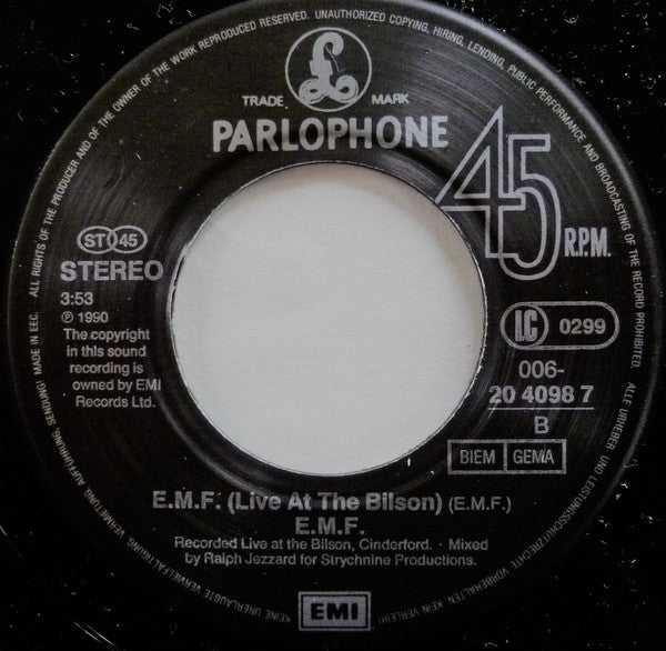 EMF : Unbelievable (7", Single)