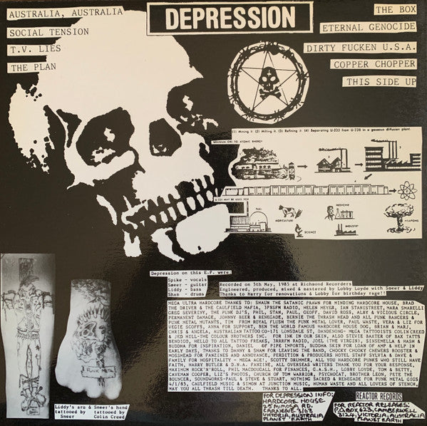Depression (2) : Australia Australia (12", EP)