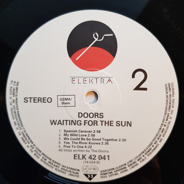 The Doors : Waiting For The Sun (LP, Album)