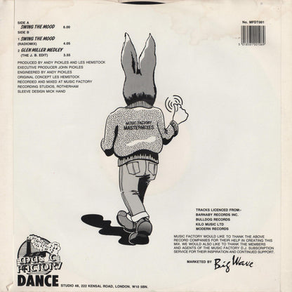 Jive Bunny And The Mastermixers : Swing The Mood (12", Single, EMI)