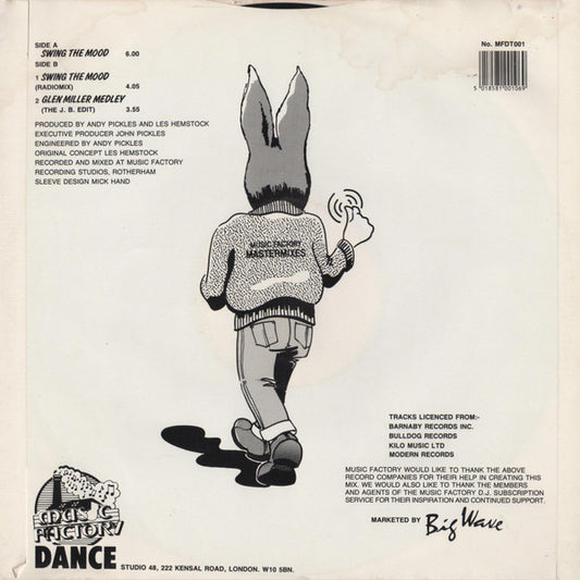 Jive Bunny And The Mastermixers : Swing The Mood (12", Single, EMI)