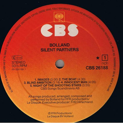 Bolland* : Silent Partners (LP, Album)