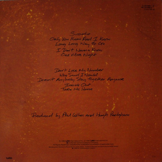 Phil Collins : No Jacket Required (LP, Album)