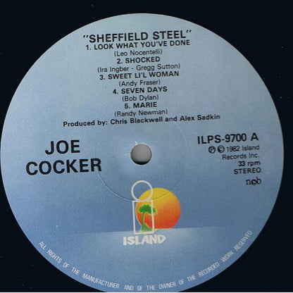 Joe Cocker : Sheffield Steel (LP, Album)