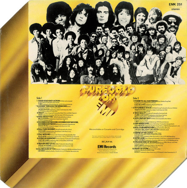 Various : Pure Gold On EMI (LP, Comp)