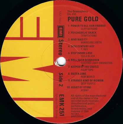 Various : Pure Gold On EMI (LP, Comp)
