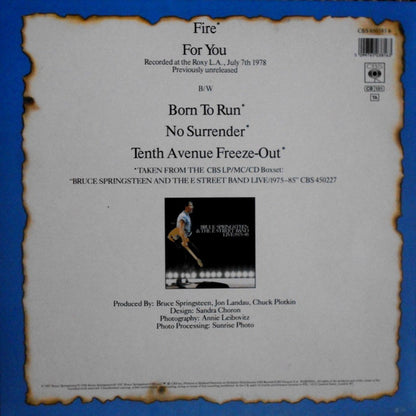 Bruce Springsteen & The E-Street Band : Fire (12", Maxi)