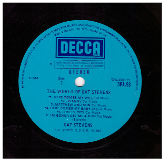 Cat Stevens : The World Of Cat Stevens (LP, Comp)