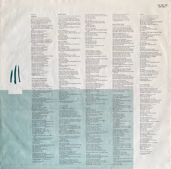 Christopher Cross : Back Of My Mind (LP, Album)