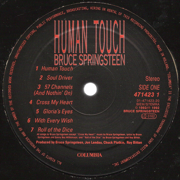 Bruce Springsteen : Human Touch (LP, Album)