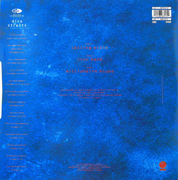 Dire Straits : Calling Elvis (12", Single)
