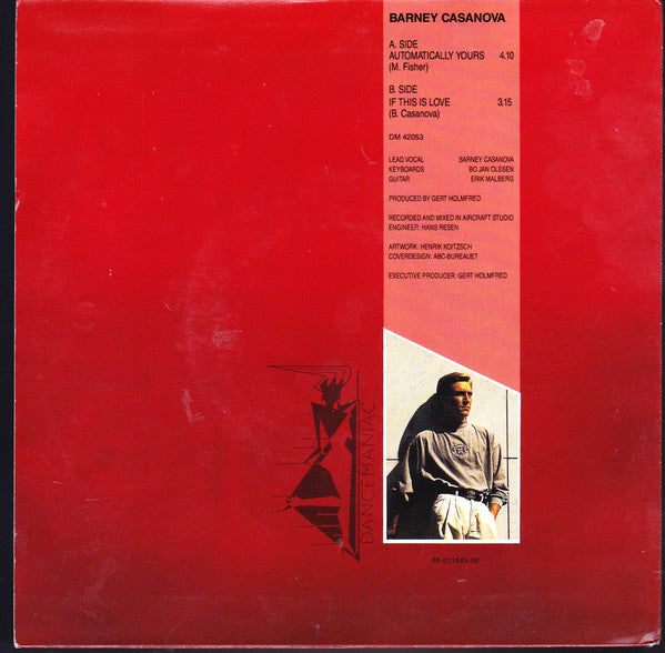 Barney Casanova : Automatically Yours (7")
